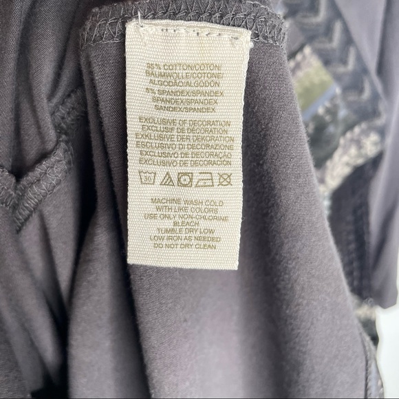 Free People Out Of Africa 3/4 Sleeve Body con Mini Dress - Picture 6 of 9